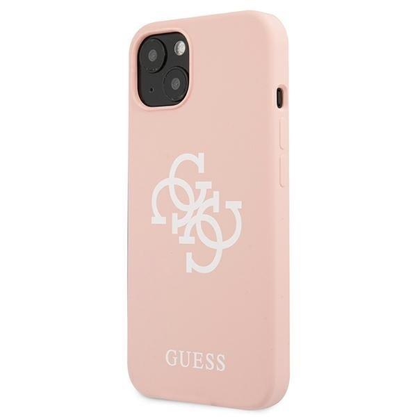 Guess Guess Silicone Logo Skal iPhone 13 mini - Rosa