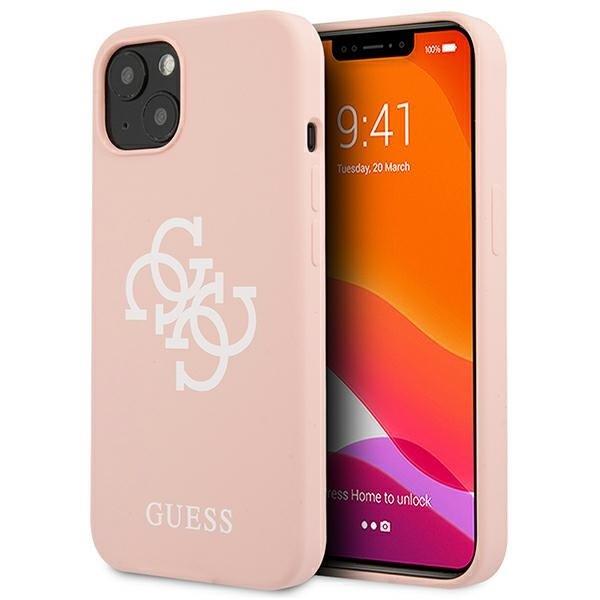 Guess Guess Silicone Logo Skal iPhone 13 mini - Rosa