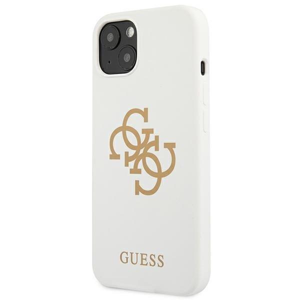 Guess Guess Silicone Logo Skal iPhone 13 mini - Vit