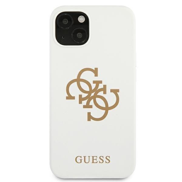 Guess Guess Silicone Logo Skal iPhone 13 mini - Vit