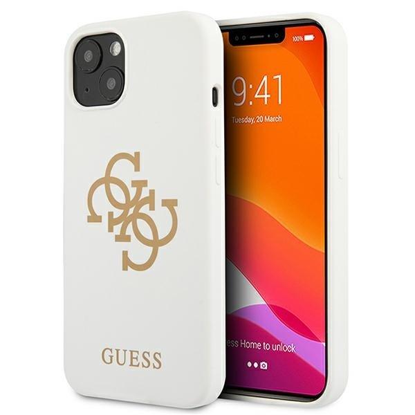 Guess Guess Silicone Logo Skal iPhone 13 mini - Vit