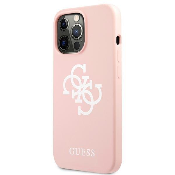 Guess Guess Silicone Logo Skal iPhone 13 Pro - Rosa