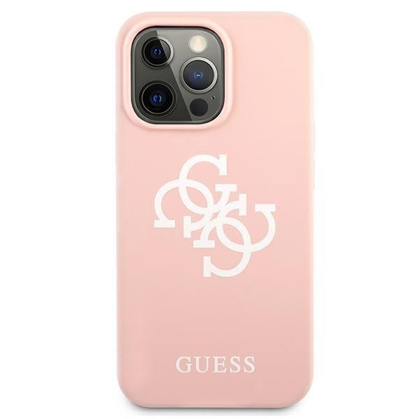 Guess Guess Silicone Logo Skal iPhone 13 Pro - Rosa