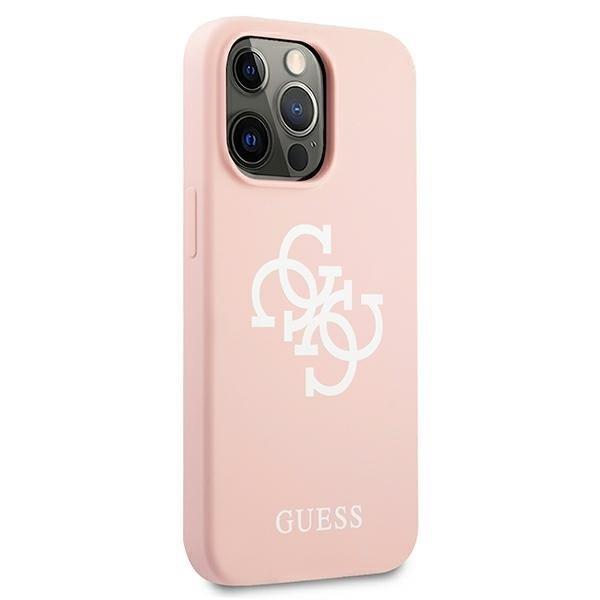 Guess Guess Silicone Logo Skal iPhone 13 Pro - Rosa