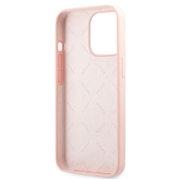 Guess Guess Silicone Logo Skal iPhone 13 Pro - Rosa