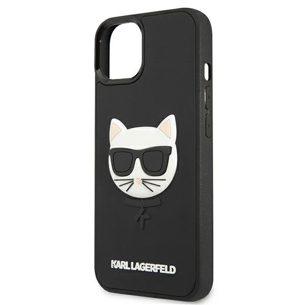 KARL LAGERFELD Karl Lagerfeld 3D Rubber Choupette Skal iPhone 13 Mini - Svart