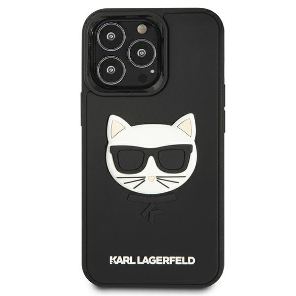 KARL LAGERFELD Karl Lagerfeld 3D Rubber Choupette Skal iPhone 13 Pro - Svart
