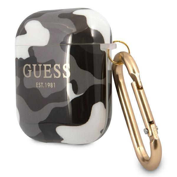 Guess Guess Camo Collection Skal AirPods - Svart
