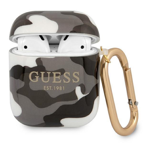 Guess Guess Camo Collection Skal AirPods - Svart