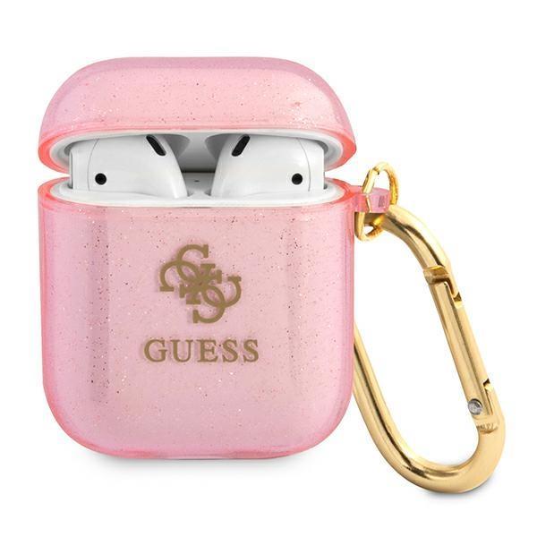 Guess Guess Glitter Collection Skal AirPods - Rosa