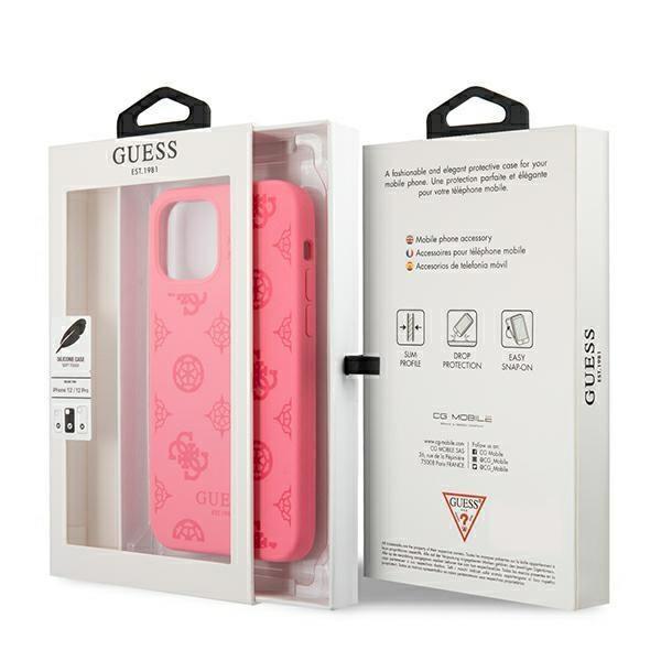 Guess Guess Peony Collection Skal iPhone 12 Pro Max - Fushia