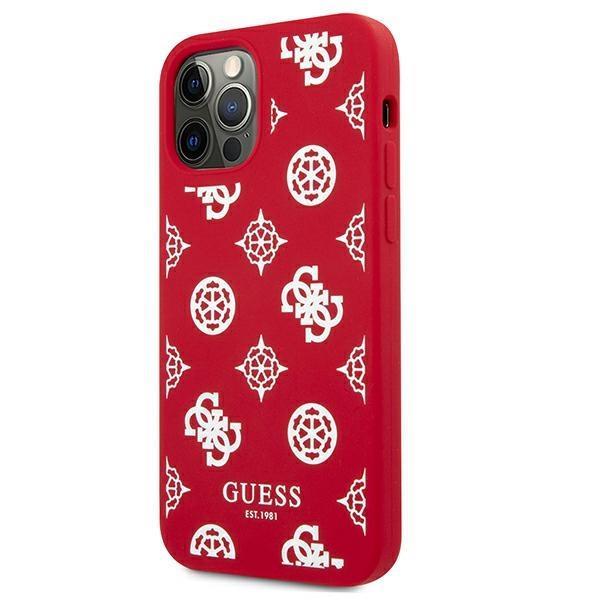 Guess Guess Peony Collection Skal iPhone 12 Pro Max - Röd
