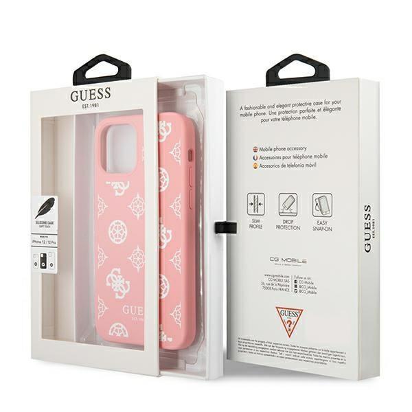Guess Guess Peony Collection Skal iPhone 12 Pro Max - Rosa