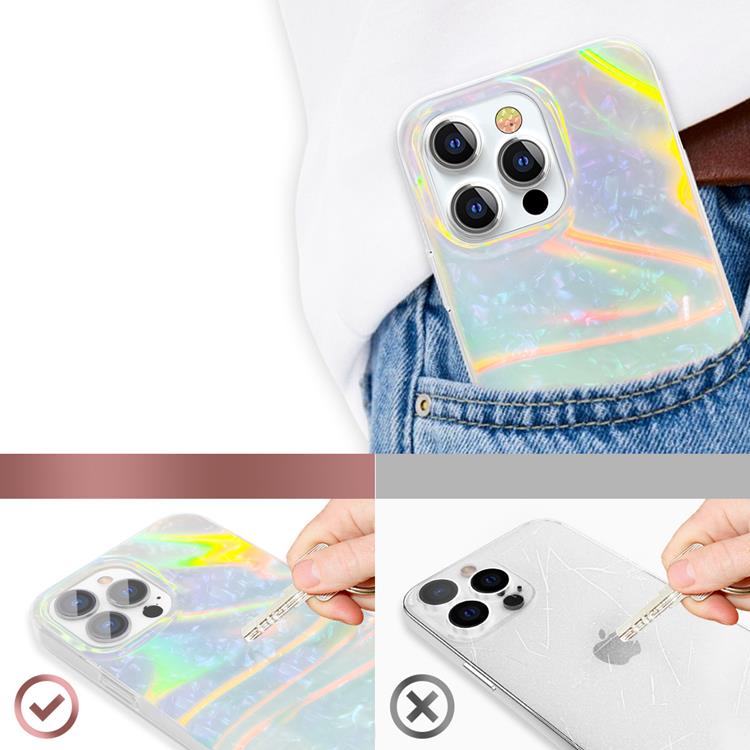 Kingxbar Kingxbar Shell Series Skal iPhone 13 Pro - Pärlmynta