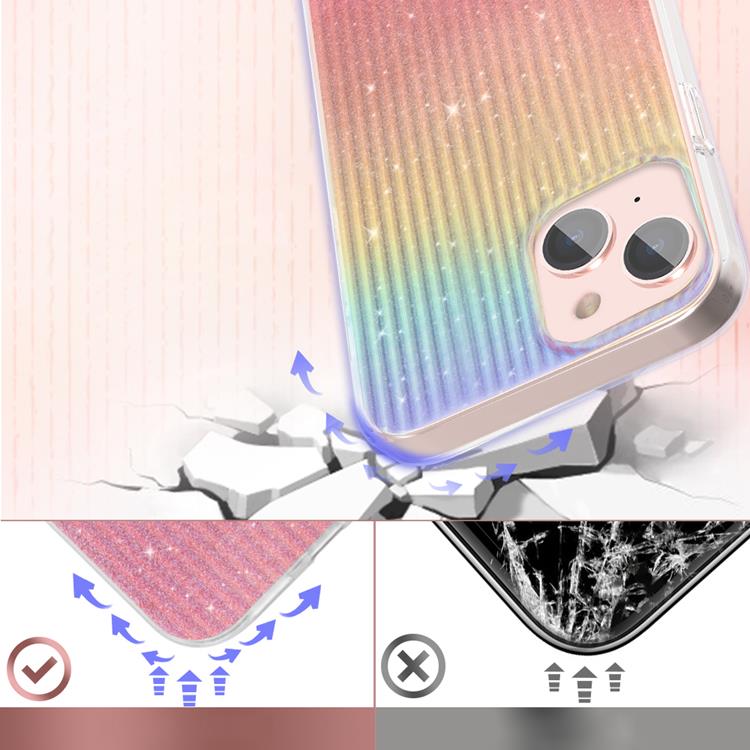 Kingxbar Kingxbar Sunset Travel Series Skal iPhone 13 Pro - Orange