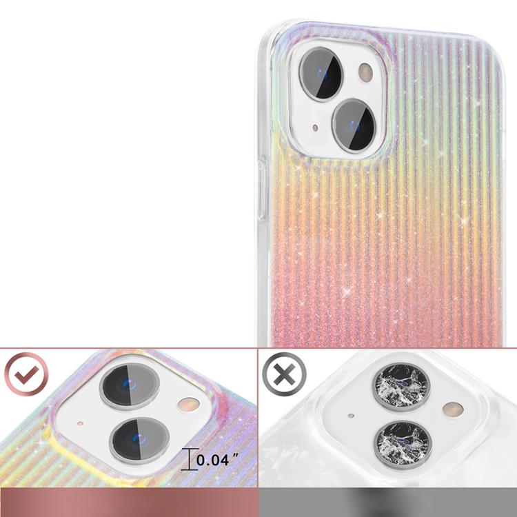 Kingxbar Kingxbar Sunset Travel Series Skal iPhone 13 Pro - Orange