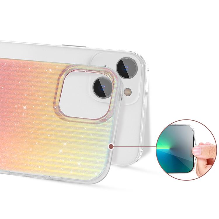 Kingxbar Kingxbar Sunset Travel Series Skal iPhone 13 Pro - Orange