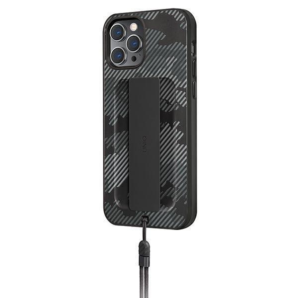 UNIQ UNIQ Heldro Skal iPhone 12 / 12 Pro - Charcoal Camo