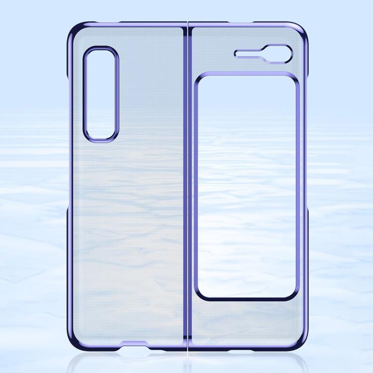 OEM Electroplating Frame Skal Galaxy Fold - Blå