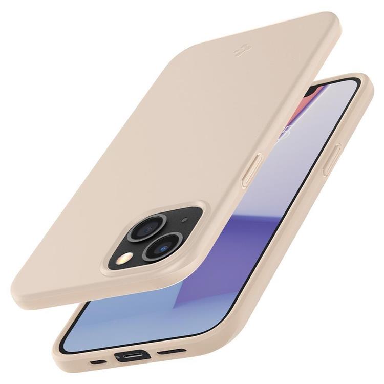 UTGATT1 Spigen Thin Fit Skal iPhone 13 Mini - Sand Beige
