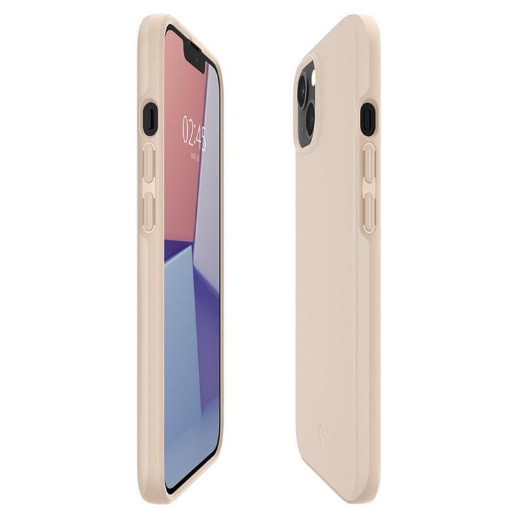 UTGATT1 Spigen Thin Fit Skal iPhone 13 Mini - Sand Beige