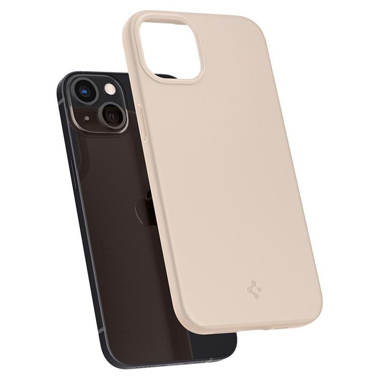 UTGATT1 Spigen Thin Fit Skal iPhone 13 Mini - Sand Beige