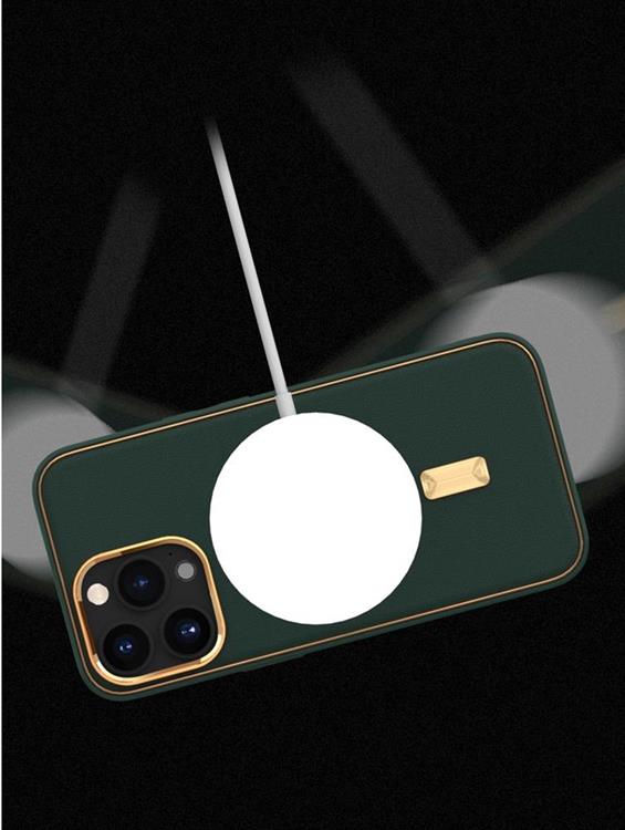 Boom of Sweden BOOM iPhone 13 Pro Skal Magsafe Läder - Peak Blå