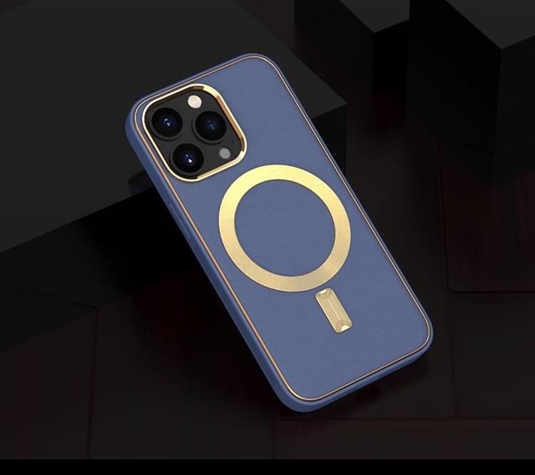 Boom of Sweden BOOM iPhone 13 Pro Skal Magsafe Läder - Lavender