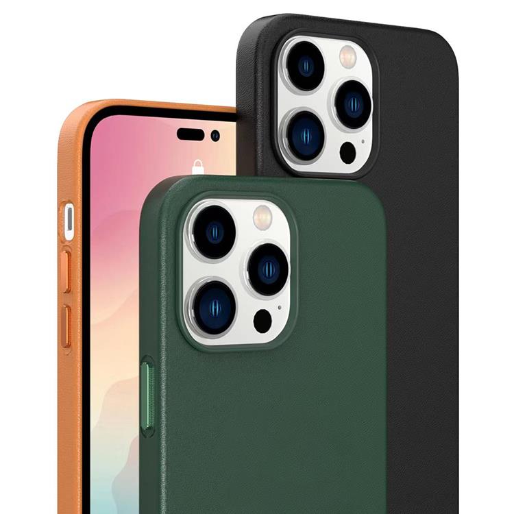 Boom of Sweden BOOM iPhone 14 Plus Skal Magsafe Äkta Läder - Maroon