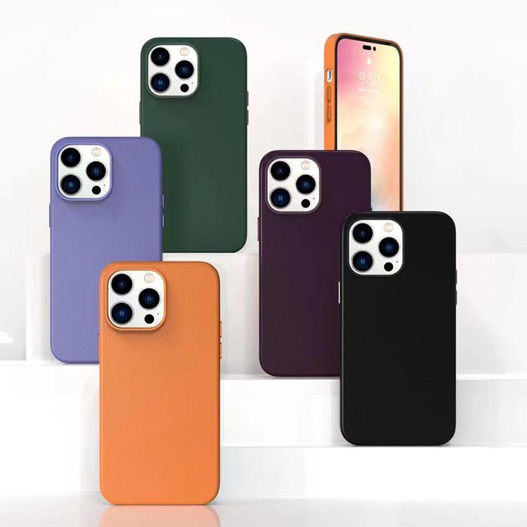 Boom of Sweden BOOM iPhone 14 Plus Skal Magsafe Äkta Läder - Maroon