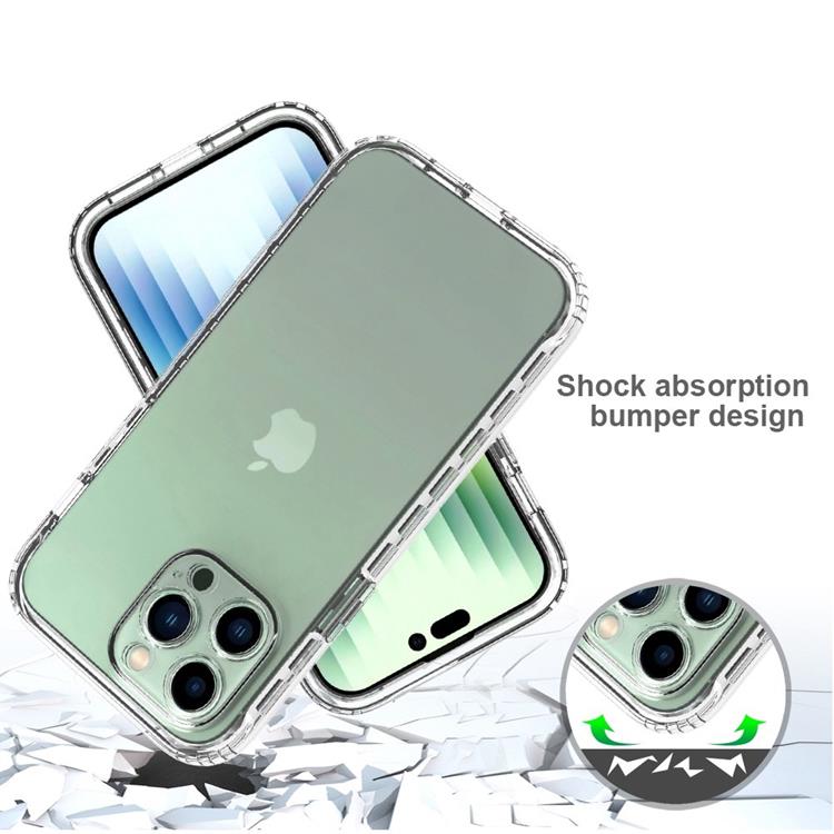 OEM iPhone 14 Pro Skal Gradient Shockproof - Clear