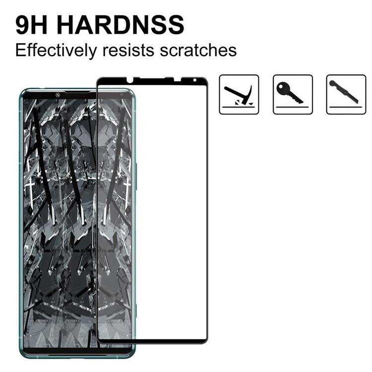 A-One Brand [2-PACK] Sony Xperia 5 IV Härdat Glas Skärmskydd HD Full Glue - Svart