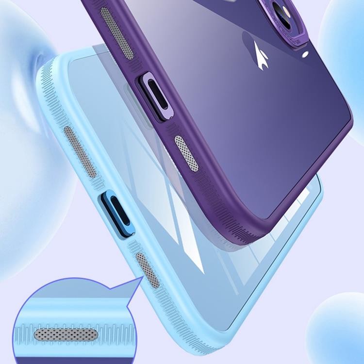 OEM iPhone 14 Pro Max Skal Kameraram i Metall - Mörkblå