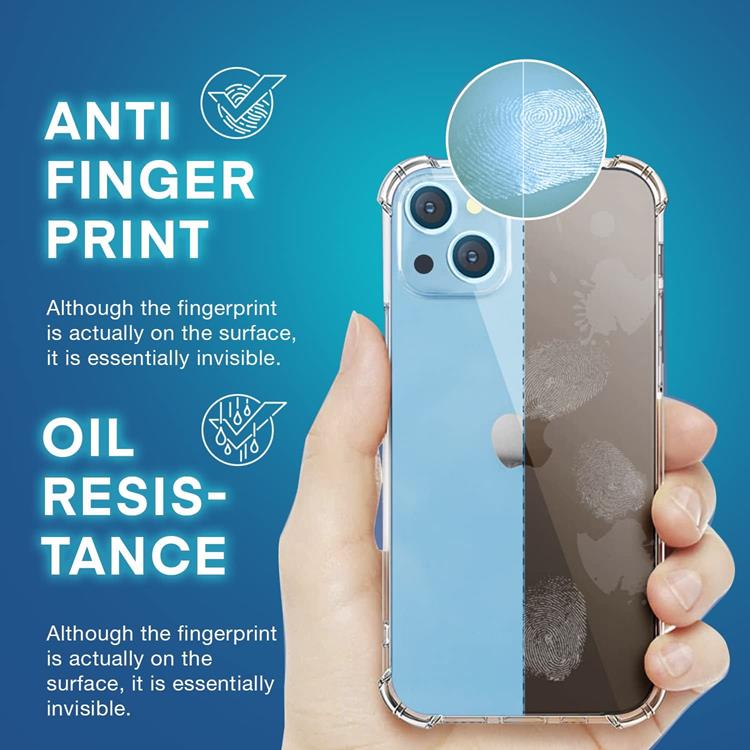 A-One Brand Anti-drop TPU iPhone 14 Plus Skal - Transparent