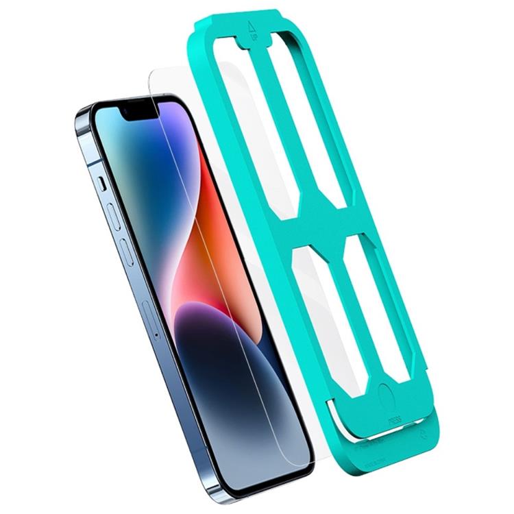 USAMS USAMS iPhone 14 Plus Härdat Glas Skärmskydd US-BH805 Full Glue HD - Clear