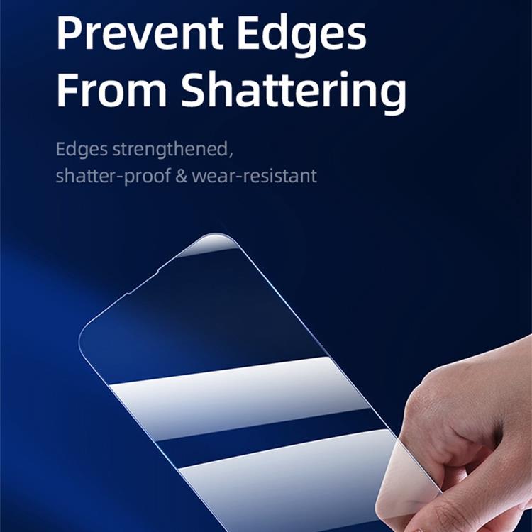 USAMS USAMS iPhone 14 Plus Härdat Glas Skärmskydd US-BH805 Full Glue HD - Clear