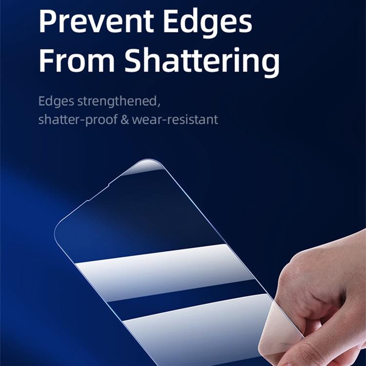 USAMS USAMS iPhone 14 Pro Max Härdat Glas Skärmskydd US-BH806 Full Glue HD