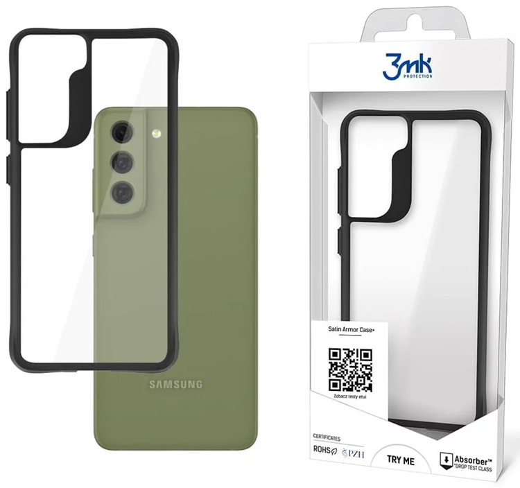 3MK 3MK Galaxy S21 FE 5G Skal Satin Armor Plus - Clear