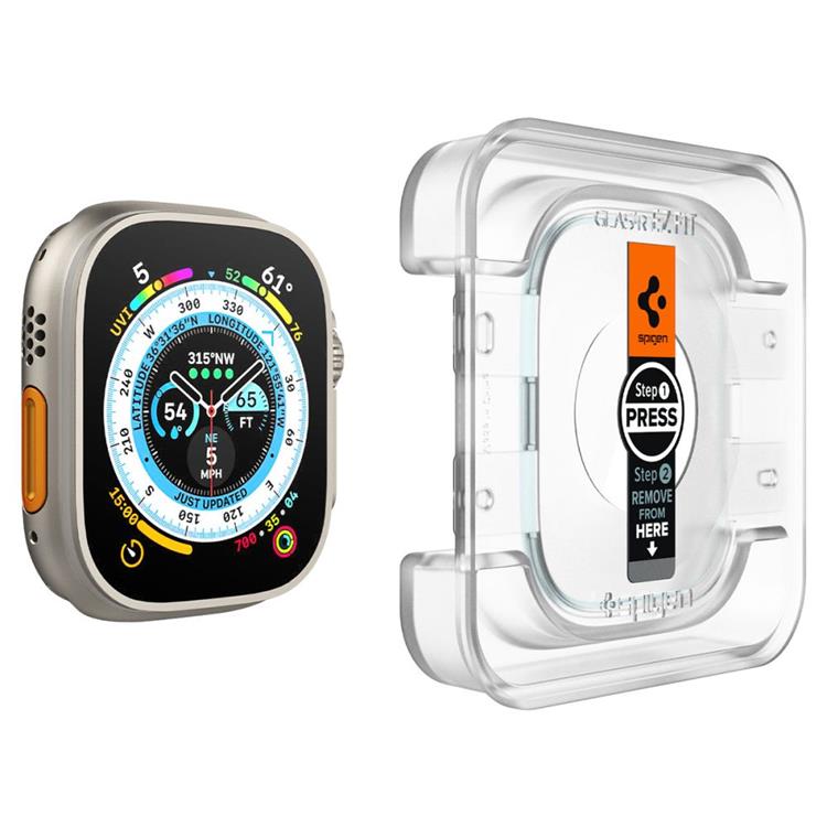 Spigen Spigen [2-Pack] Apple Watch Ultra 1/2 (49mm) Härdat Glas Skärmskydd