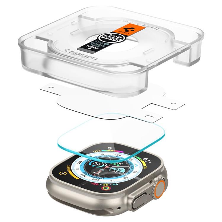 Spigen Spigen [2-Pack] Apple Watch Ultra 1/2 (49mm) Härdat Glas Skärmskydd