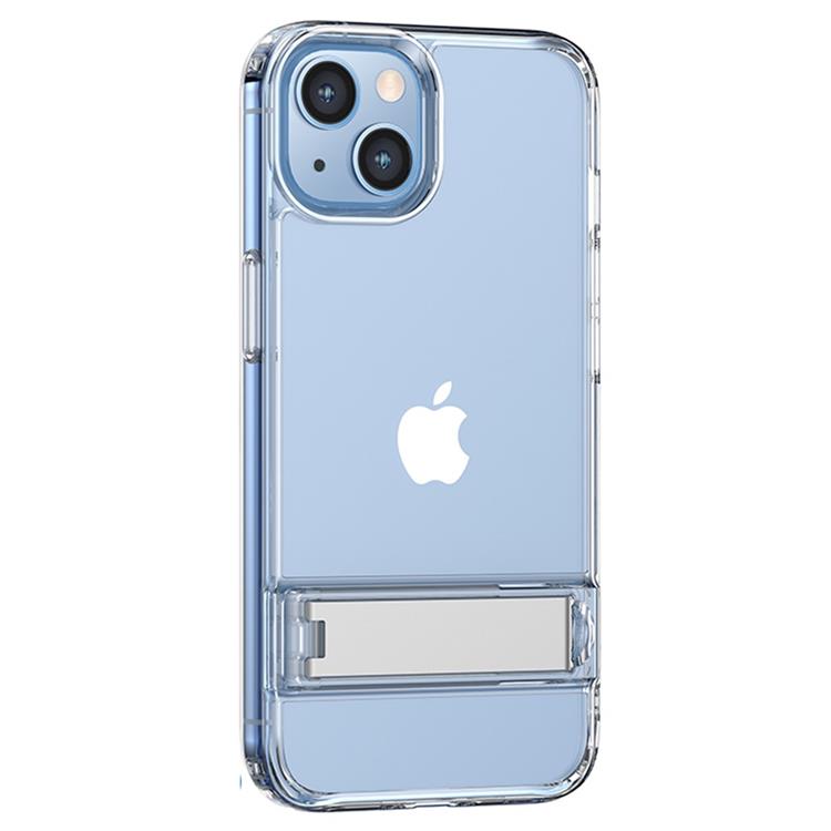 USAMS USAMS iPhone 14 Plus Skal BH809 Kickstand - Transparent