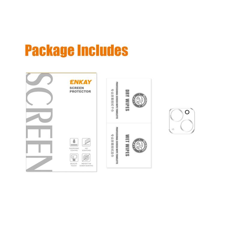 OEM [1-PACK] iPhone 14/14 Plus Kameralinsskydd i Härdat glas