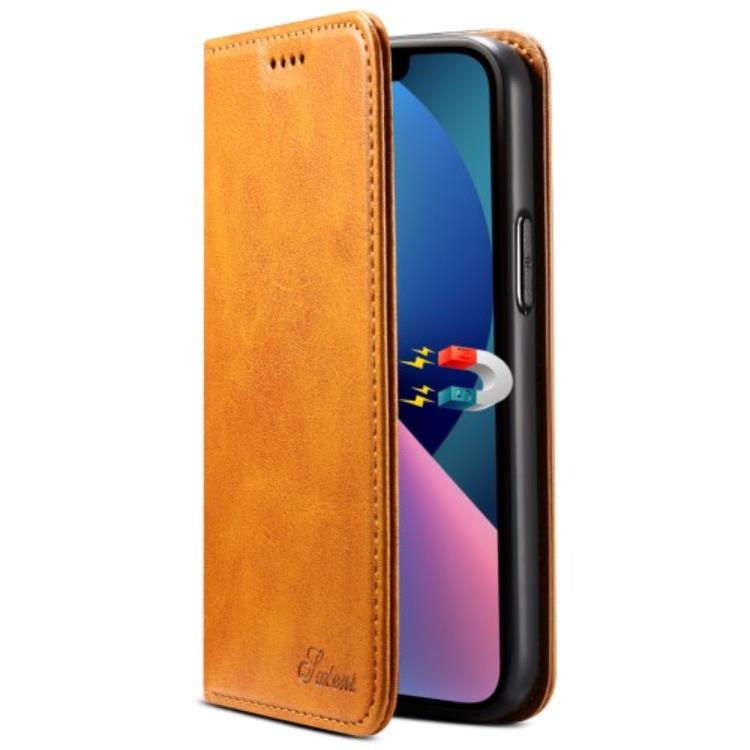 SUTENI SUTENI iPhone 14 Pro Max Plånboksfodral Textured Surface - Khaki