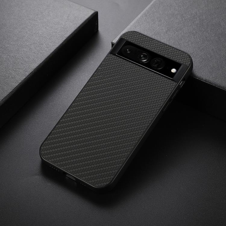 UTGATT Google Pixel 7 Pro Skal Carbon Fiber Texture - Svart