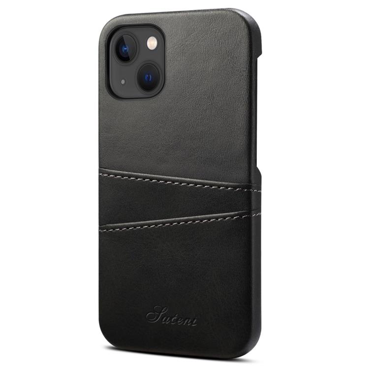 SUTENI SUTENI iPhone 14 Plus Skal Korthållare - Svart