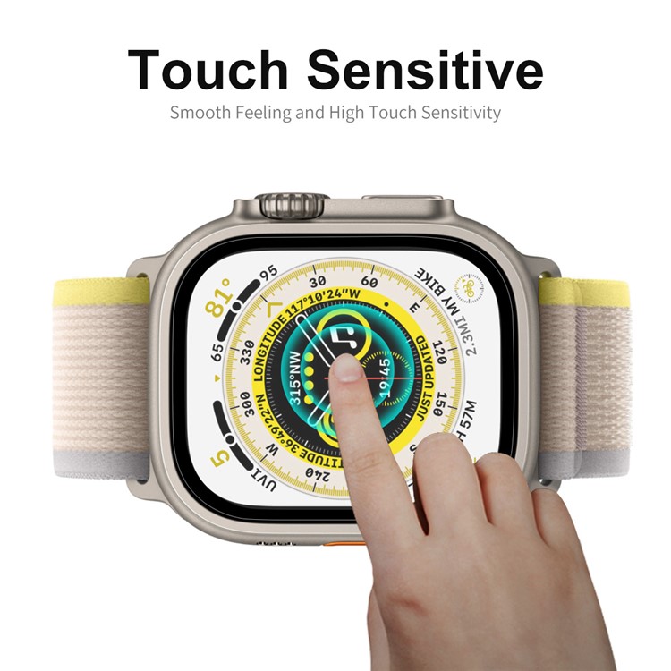 A-One Brand [2-PACK] Apple Watch Ultra (49mm) Härdat Glas Skärmskydd 9H HD - Svart