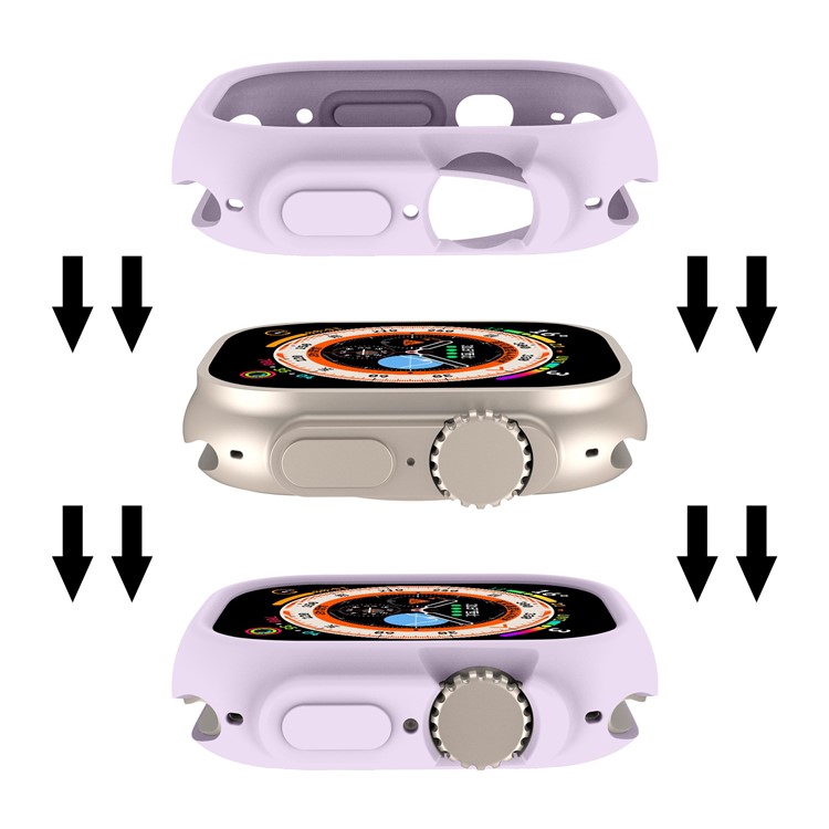 OEM Apple Watch Ultra (49mm) Skal Candy TPU - Lila