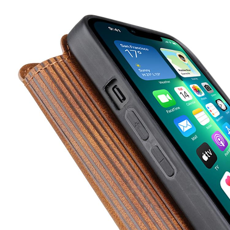 Boom of Sweden BOOM iPhone 14 Pro Max Plånboksfodral Calfskin - Brun