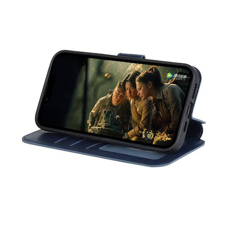 Boom of Sweden BOOM iPhone 14 Pro Plånboksfodral Calfskin - Blå