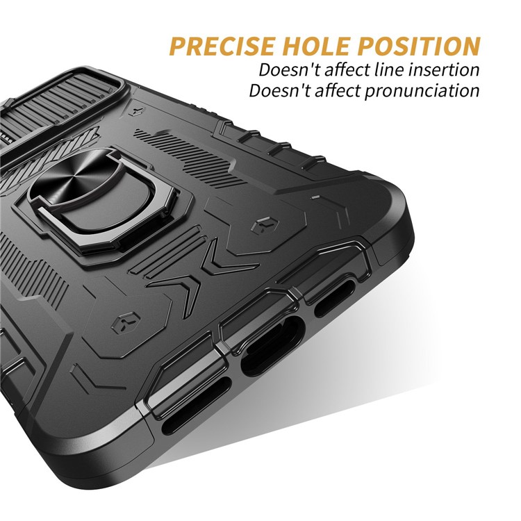 OEM iPhone 14 Pro Skal Ringhållare Kickstand - Svart